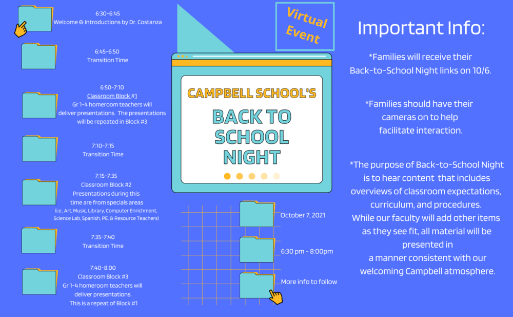 CES Virtual Back to School Night